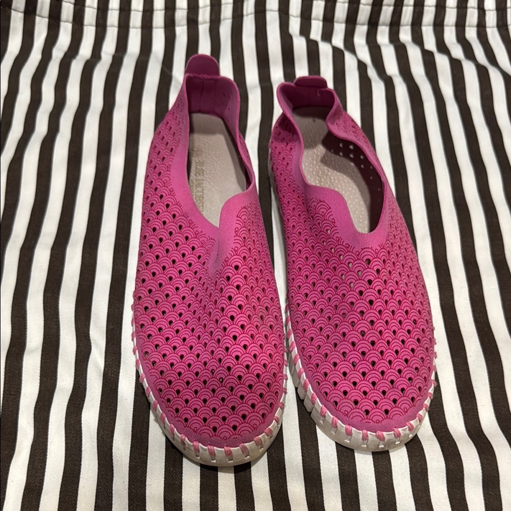Ilse Jacobsen Pink Slip-On Shoes